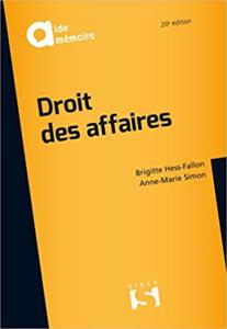 Aide mémoire du droit des affaires (Brigitte Hess-Fallon et Anne-Marie Simon)